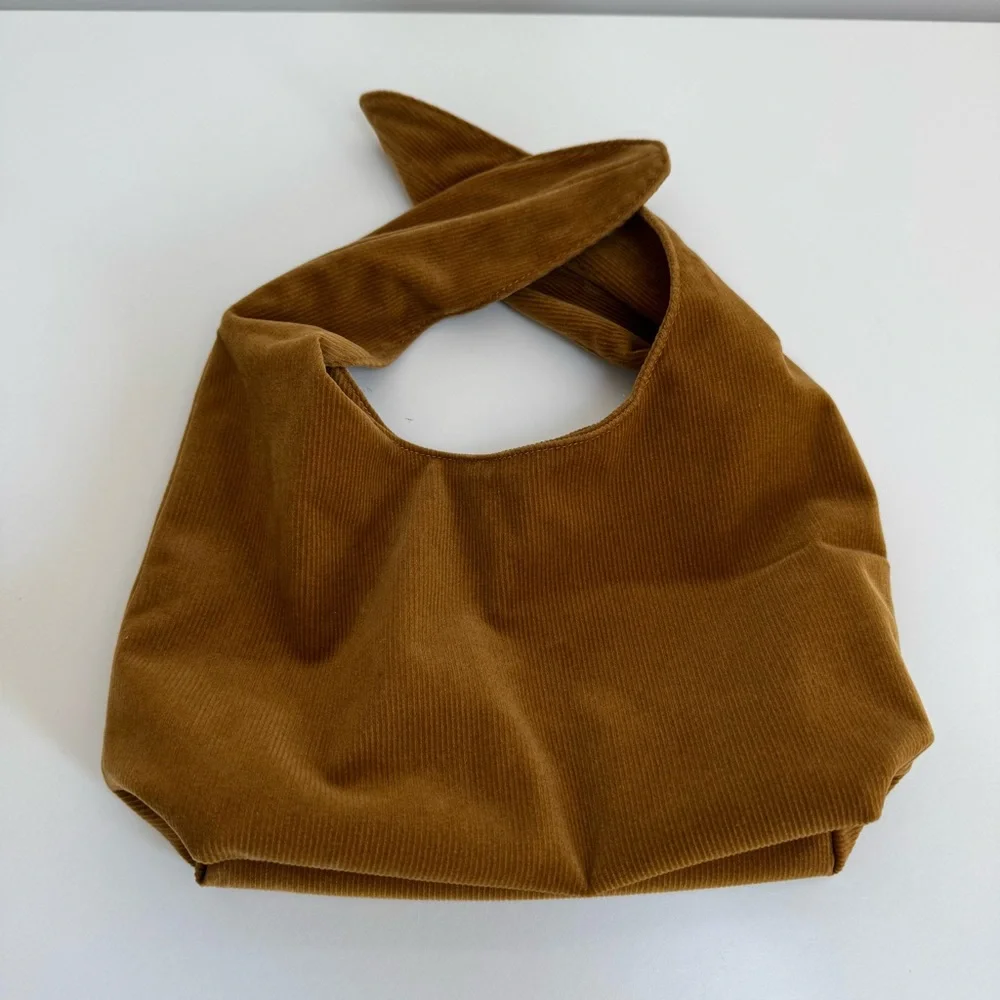 Merit Beauty The Signature Cosmetic Bag Corduroy Tie Top